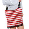 Harlequin Pattern Print Crossbody Bags-grizzshop