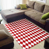 Harlequin Pattern Print Floor Mat-grizzshop