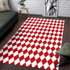 Harlequin Pattern Print Floor Mat-grizzshop