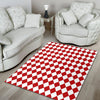 Harlequin Pattern Print Floor Mat-grizzshop