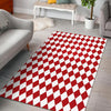 Harlequin Pattern Print Floor Mat-grizzshop