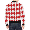 Harlequin Pattern Print Men's Bomber Jacket-grizzshop