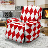 Harlequin Pattern Print Recliner Cover-grizzshop