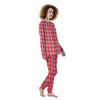 Harlequin Pink Print Pattern Women's Pajamas-grizzshop