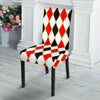 Harlequin Print Pattern Chair Cover-grizzshop