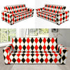 Harlequin Print Pattern Sofa Covers-grizzshop