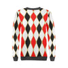 Harlequin Print Pattern Women's Sweatshirt-grizzshop