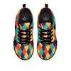 Harlequin Retro Print Pattern Black Sneaker-grizzshop