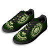 Hat And St. Patrick's Day Clover Print Black Low Top Sneakers-grizzshop