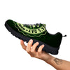 Hat And St. Patrick's Day Clover Print Black Sneaker-grizzshop