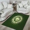 Hat And St. Patrick's Day Clover Print Floor Mat-grizzshop