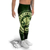 Hat And St. Patrick's Day Clover Print Men's Leggings-grizzshop