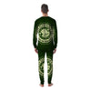 Hat And St. Patrick's Day Clover Print Men's Pajamas-grizzshop