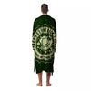 Hat And St. Patrick's Day Clover Print Men's Robe-grizzshop