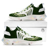 Hat And St. Patrick's Day Clover Print White Gym Shoes-grizzshop