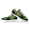 Hat And St. Patrick's Day Clover Print White Low Top Sneakers-grizzshop