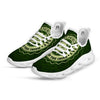 Hat And St. Patrick's Day Clover Print White Running Shoes-grizzshop