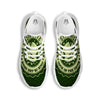 Hat And St. Patrick's Day Clover Print White Running Shoes-grizzshop