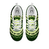 Hat And St. Patrick's Day Clover Print White Sneaker-grizzshop