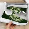 Hat And St. Patrick's Day Clover Print White Walking Shoes-grizzshop