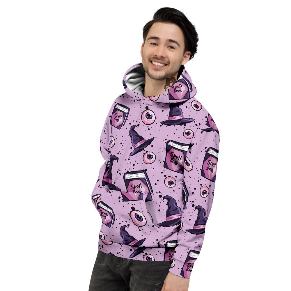 Hat Wizard Print Pattern Men's Hoodie-grizzshop