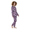 Hat Wizard Print Pattern Women's Pajamas-grizzshop