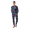 Hawaii Flowers Tropical Print Pattern Men's Pajamas-grizzshop