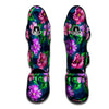 Hawaii Flowers Tropical Print Pattern Muay Thai Shin Guards-grizzshop