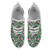 Hawaii Hibiscus Orchids Print Pattern White Athletic Shoes-grizzshop