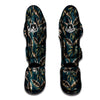 Hawaii Leaf Green Tropical Print Pattern Muay Thai Shin Guards-grizzshop