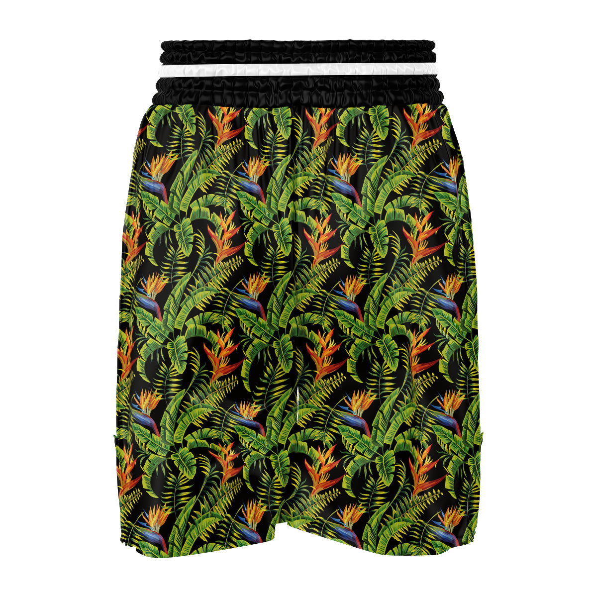 Hawaiian Banana Leaf Print Pattern Boxing Shorts-grizzshop