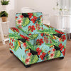 Hawaiian Bird Floral Print Armchair Cover-grizzshop