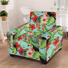 Hawaiian Bird Floral Print Armchair Cover-grizzshop