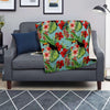 Hawaiian Bird Floral Print Blanket-grizzshop