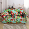 Hawaiian Bird Floral Print Loveseat Cover-grizzshop