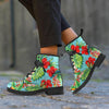 Hawaiian Bird Floral Print Men's Boots-grizzshop