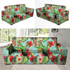 Hawaiian Bird Floral Print Sofa Cover-grizzshop