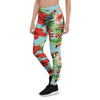 Hawaiian Bird Floral Print Women's Leggings-grizzshop