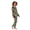 Hawaiian Bird Floral Print Women's Pajamas-grizzshop