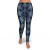 Hawaiian Blue Sea Turtle Pattern Print Pattern Women Leggings-grizzshop