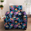 Hawaiian Floral Pineapple Print Armchair Cover-grizzshop