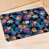 Hawaiian Floral Pineapple Print Door Mat-grizzshop