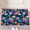 Hawaiian Floral Pineapple Print Door Mat-grizzshop