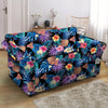 Hawaiian Floral Pineapple Print Loveseat Cover-grizzshop