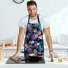 Hawaiian Floral Pineapple Print Men's Apron-grizzshop