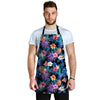 Hawaiian Floral Pineapple Print Men's Apron-grizzshop