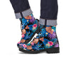 Hawaiian Floral Pineapple Print Men's Boots-grizzshop