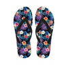 Hawaiian Floral Pineapple Print Men's Flip Flops-grizzshop