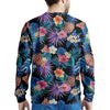 Hawaiian Floral Pineapple Print Men's Sweatshirt-grizzshop