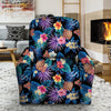 Hawaiian Floral Pineapple Print Recliner Cover-grizzshop